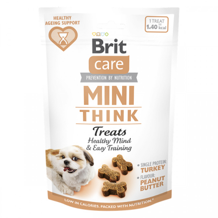 Recompense si Delicii pentru Caini - Brit Care Dog Mini Treats Think 50 Gr