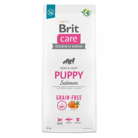 Caini - Brit Care Grain-Free Puppy cu Somon