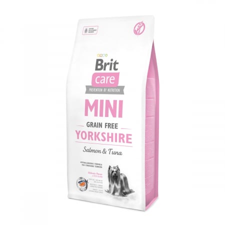 Caini - Brit Care Mini Grain free Yorkshire cu Somon