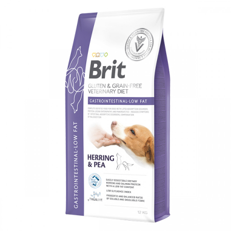 Diete Veterinare Caini - Brit GF Veterinary Diets Gastrointestinal Low Fat Caine 12 Kg