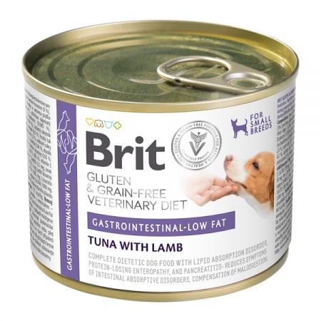 Diete Veterinare Caini - Brit GF Veterinary Diets Gastrointestinal Low Fat Conserva