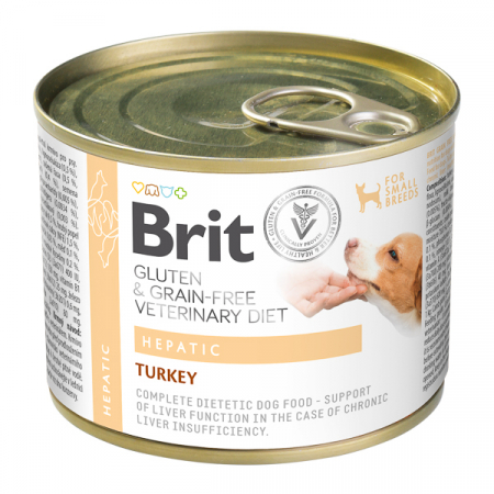 Diete Veterinare Caini - Brit GF Veterinary Diets Hepatic Conserva