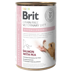 Diete Veterinare Caini - Brit GF Veterinary Diets Hypoallergenic Conserva