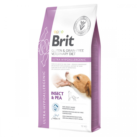 Diete Veterinare Caini - Brit GF Veterinary Diets Ultra Hypoallergenic Caine 12 Kg