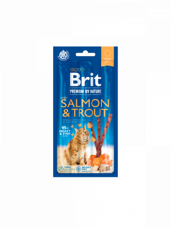 Brit Premium By Nature Cat Sticks With Salmon and Trout (3 sticks) [0]