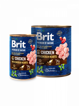 Brit Premium - Brit Premium by Nature Dog Adult Chicken with Hearts Conserva