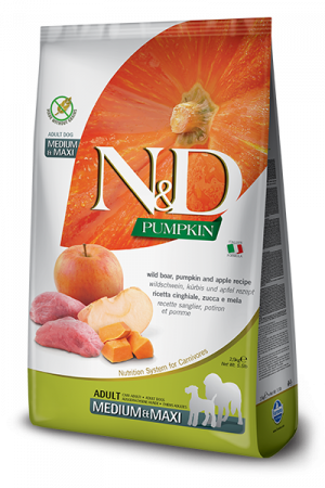 N&D Dog GF Pumpkin Boar and Apple Adult Medium and Maxi [0]