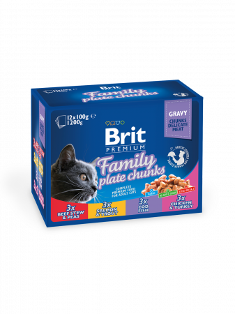 Brit Premium - Brit Premium Cat Family Variety Plic(12 x 100g)