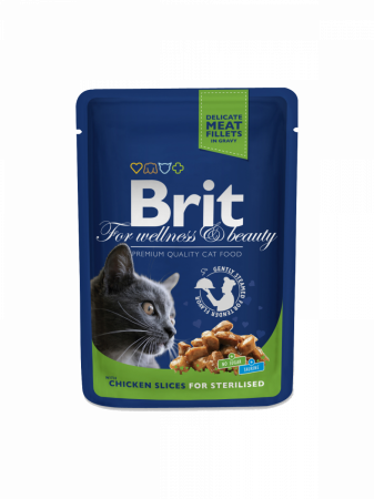 Brit Premium - Brit Premium Cat Sterilised cu Pui Plic