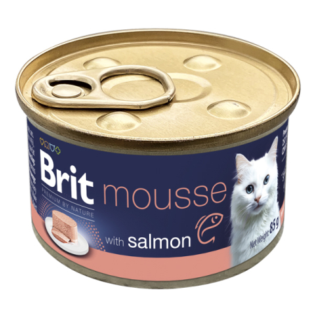 Brit Premium - Brit Premium Cat Mousse cu Somon 85 g