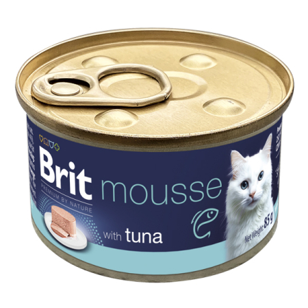 Brit Premium - Brit Premium Cat Mousse cu Ton 85 g