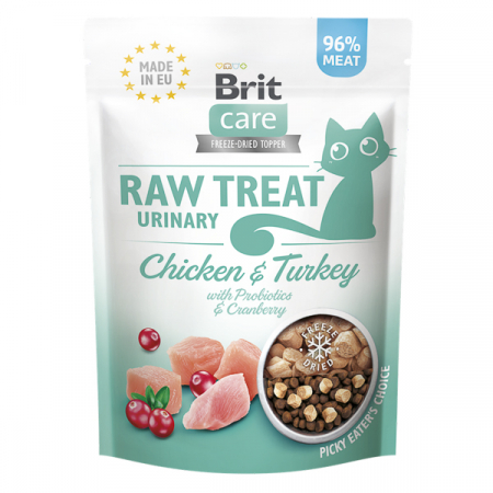 Pisici - Brit Raw Treat Cat Urinary 40 Gr