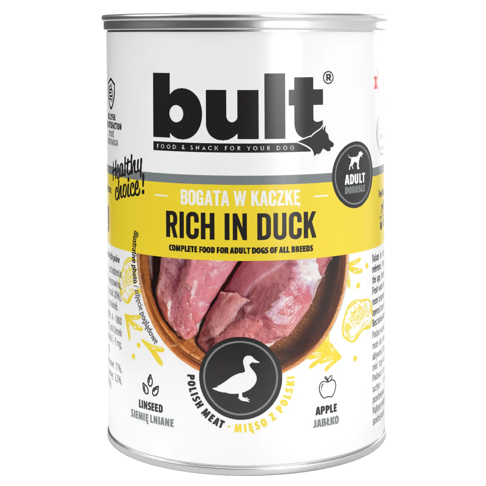 Bult - Bult Hrana Umeda cu Carne de Rata pentru Caini