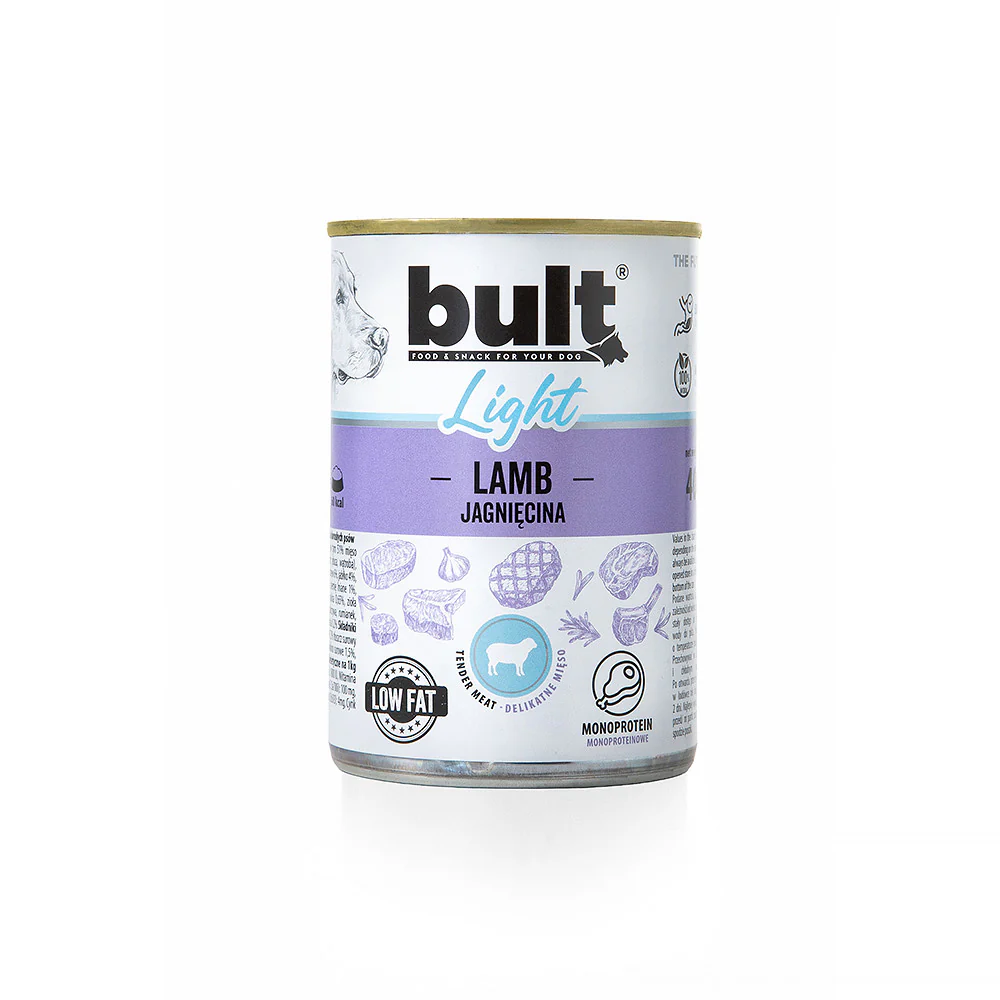 Bult - Bult Light Monoproteic Hrana Umeda cu Miel pentru Caini 400 Gr