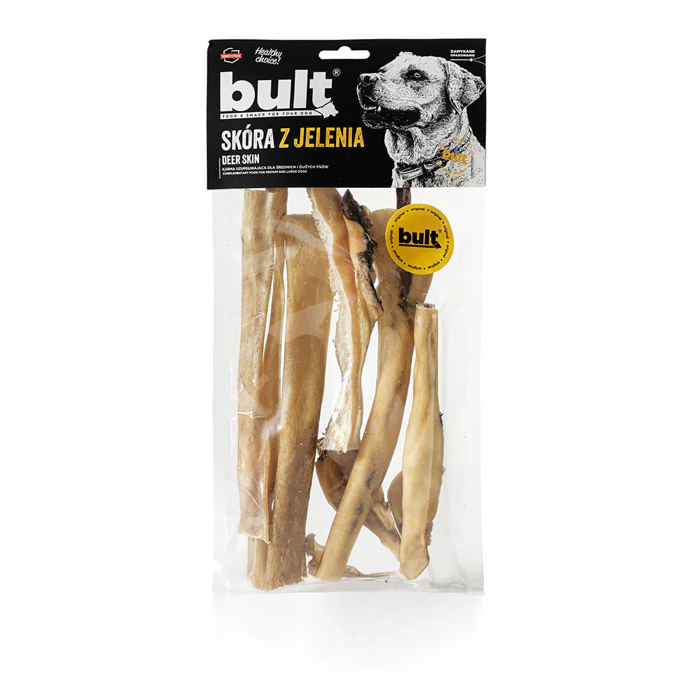 Recompense si Delicii pentru Caini - Bult Recompense Deer Skin pentru Caini 100 Gr