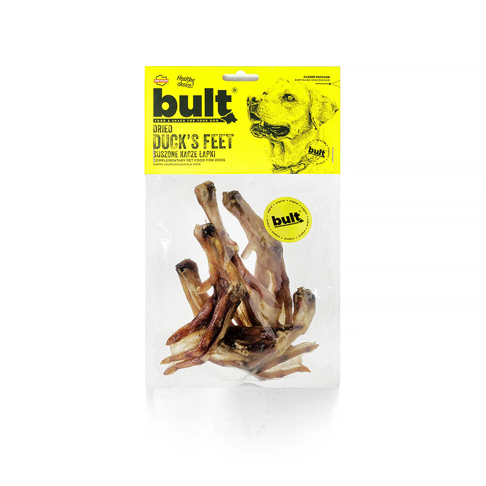 Caini - Bult Recompense Duck Feet pentru Caini 100 Gr