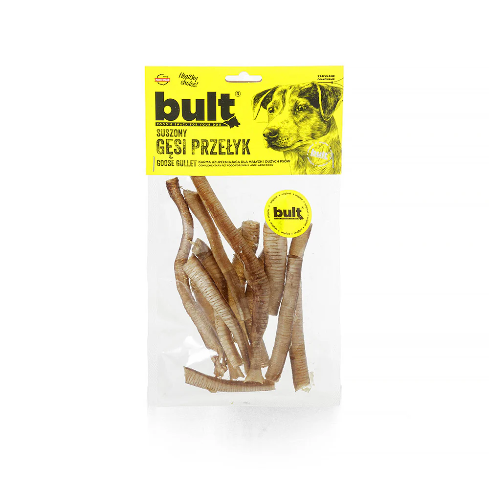 Recompense si Delicii pentru Caini - Bult Recompense Esofag de Gasca 35 Gr