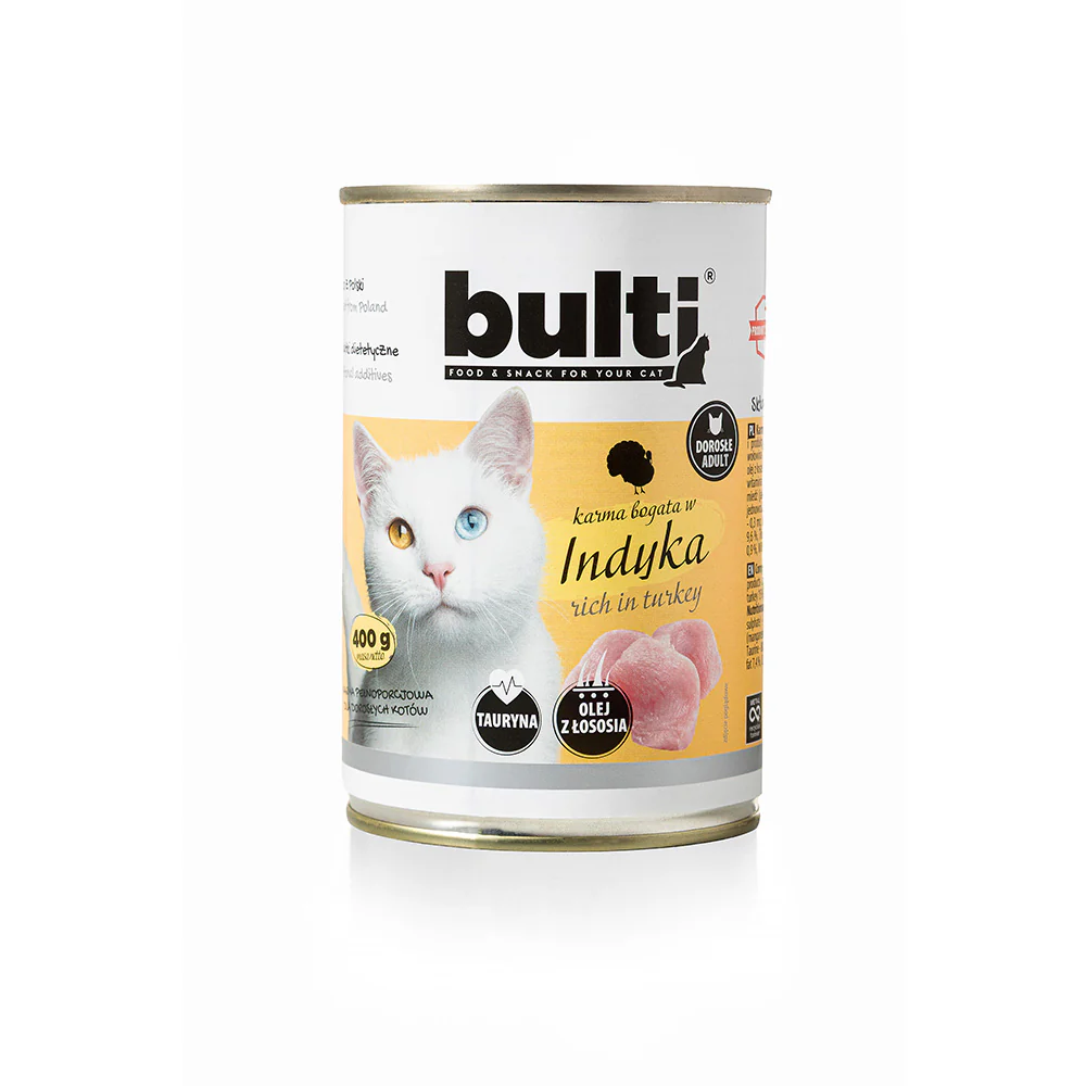 Bult - Bulti Hrana Umeda cu Pui, Vita si Curcan pentru Pisici 400 Gr