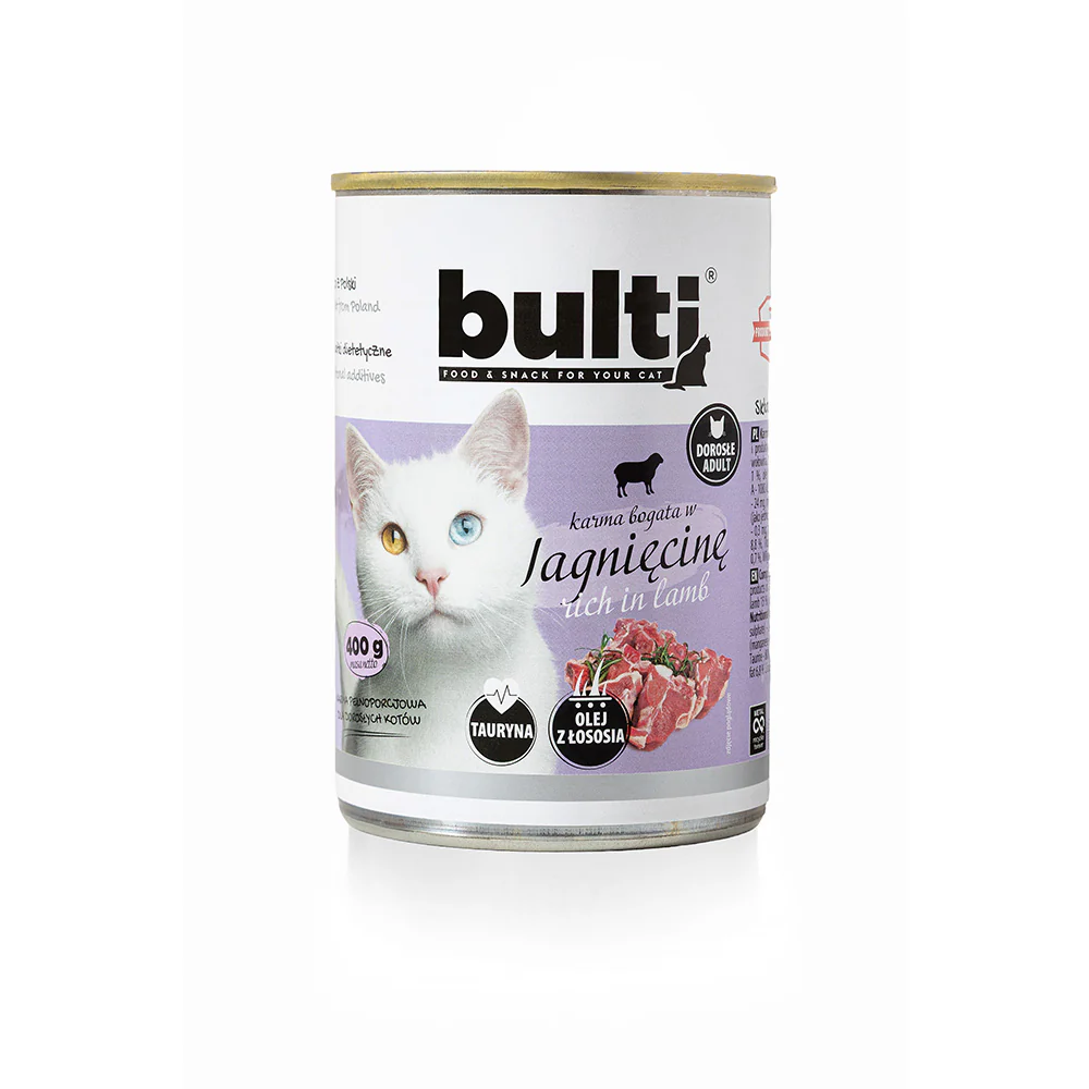 Bult - Bulti Hrana Umeda cu Pui, Vita si Miel pentru Pisici 400 Gr