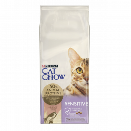 Pisici - Cat Chow Adult Sensitive Somon