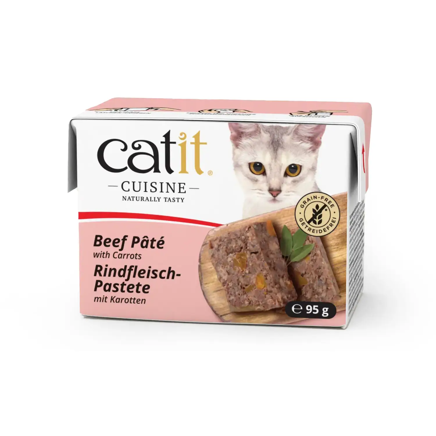 Catit - Catit Cuisine Pate cu Vita si Morcovi 95 Gr