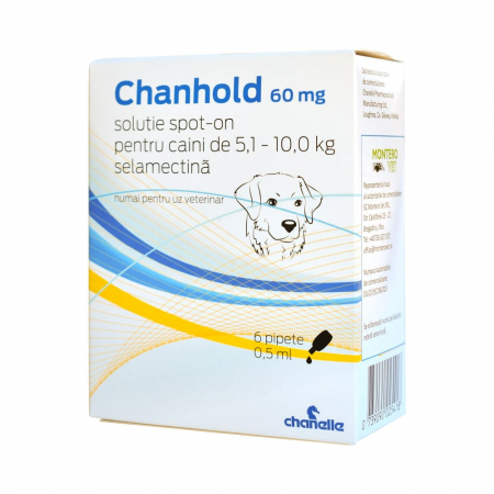 Antiparazitare - CHANHOLD Antiparazitar pentru Caini 6 Pipete