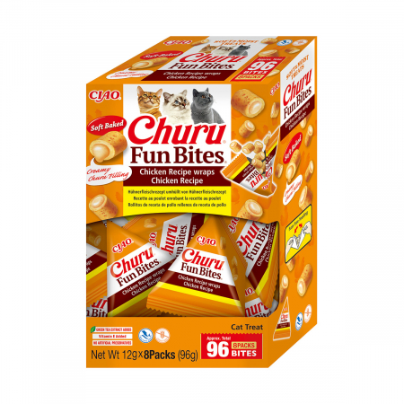 Recompense si Delicii pentru Pisici - Churu Cat Fun Bites Reteta cu Pui