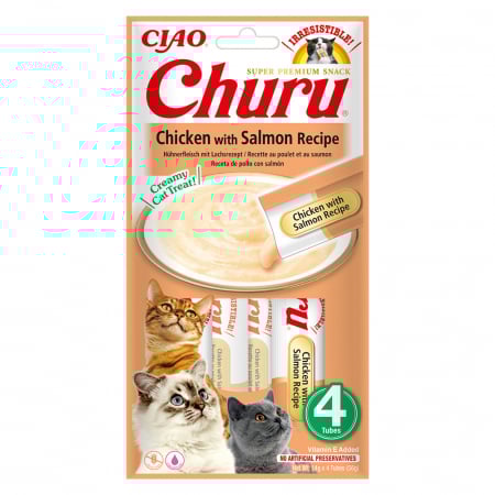 Churu Recompensa Cremoasa Reteta Pui cu Somon