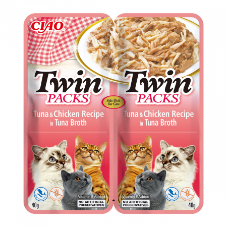 Ciao Inaba - Ciao Churu Cat Twin Reteta de Ton cu Pui in Supa de Ton