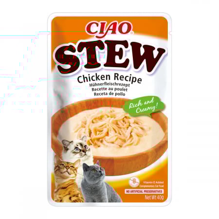 Recompense si Delicii pentru Pisici - Ciao Churu Stew pentru Pisici cu Pui