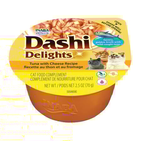 Recompense si Delicii pentru Pisici - Ciao Dashi Delights pentru pisici cu Ton si Branza