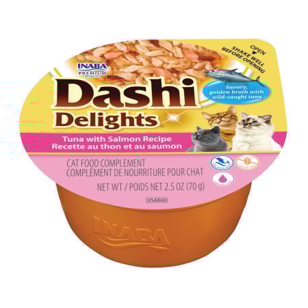 Recompense si Delicii pentru Pisici - Ciao Dashi Delights pentru pisici cu Ton si Somon
