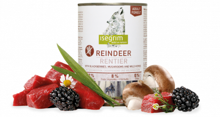 Isegrim - Conserva Isegrim Monoprotein Dog Adult cu Carne de Ren