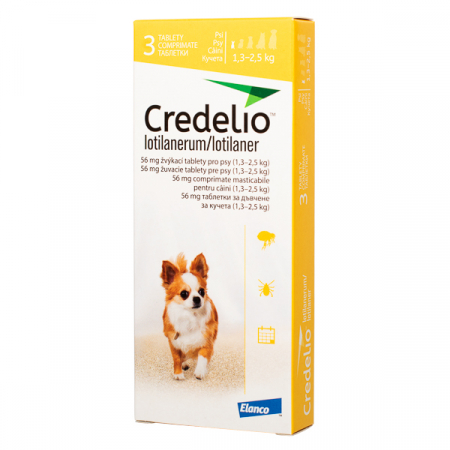 Antiparazitare - Credelio Antiparazitar Extern pentru Caini 1 Comprimat Masticabil