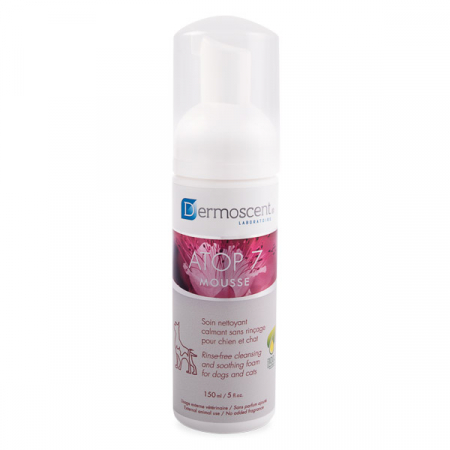 Sampoane si Balsamuri - Dermoscent Atop 7 Mousse Calmant pentru Caini si Pisici 150 ML