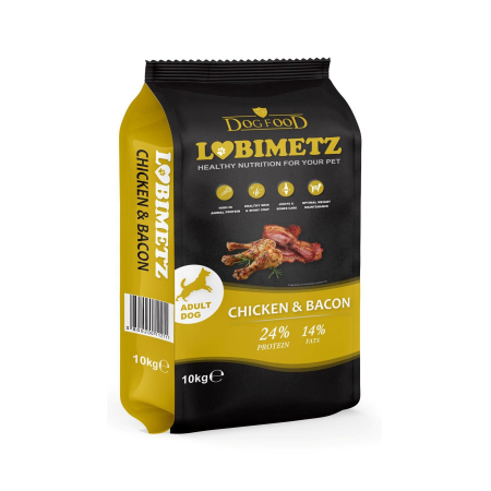Dog Food - Dog Food Pui & Bacon 10 Kg