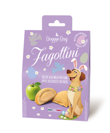 Recompense si Delicii pentru Caini - Doggyebag Fagottini Biscuiti Fragezi cu Umplutura de Mar pentru Caini 110 Gr