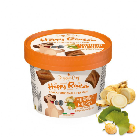 Caini - Doggyebag Happy Routine Morning Energy Biscuiti Artizanali pentru Caini 150 Gr