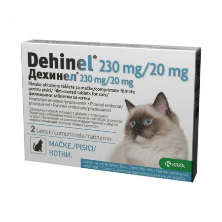 Antiparazitare - Dehinel Cat 2 Comprimate