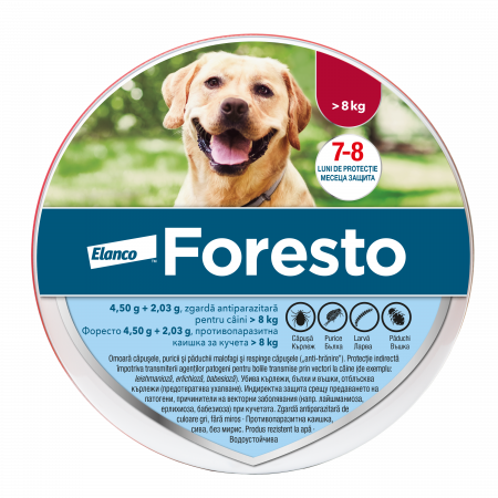 Farmacie - Foresto Zgarda Antiparazitara Caine