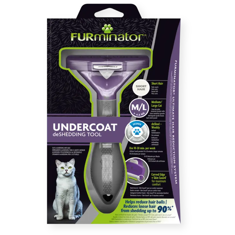 Articole Periaj - Furminator pentru Pisica cu Par Scurt M-L