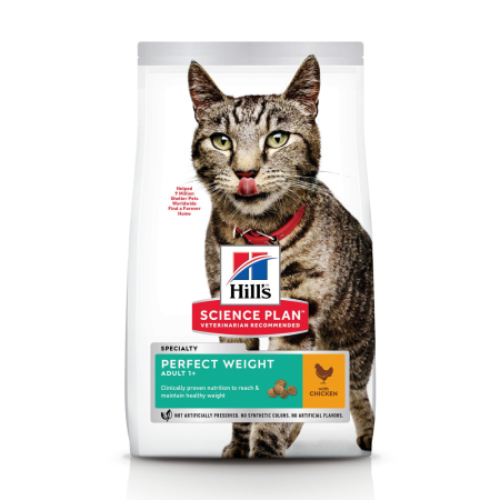 Hill's - Hills SP Feline Adult Perfect Weight cu Pui