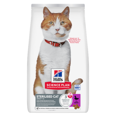 Hill's - Hills SP Feline Adult Sterilised cu Rata
