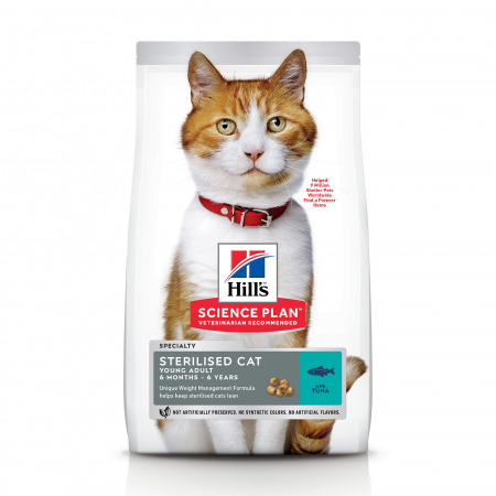Hill's - Hills SP Feline Young Adult Sterilised Tuna 3 Kg