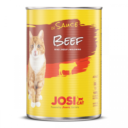 Pisici - JosiCat Beef in Sauce 12x415 g