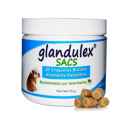 Suplimente Nutritive Caini - JT Pharma Glandulex 30 Crochete Gumate pentru Caini