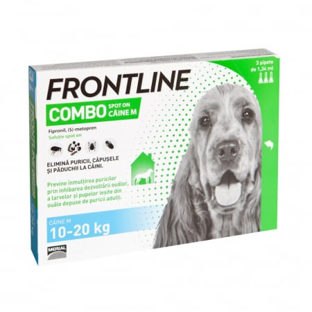 Antiparazitare - Frontline Combo Pipeta Antiparazitara Caine 3 Pipete