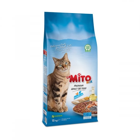 LaMito - LaMito Hrana pentru Pisici Adulte Mix cu Pui si Peste
