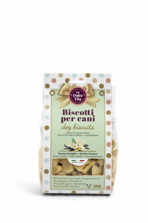 Recompense si Delicii pentru Caini - Leopet Biscuiti cu Vanilie 350 Gr