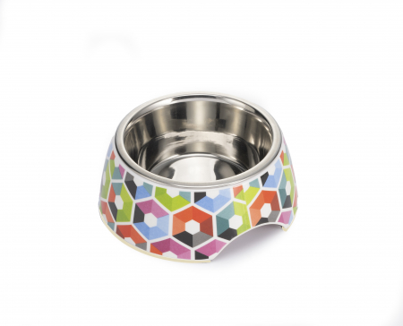 Caini - Leopet Castron Inox Anti - Alunecare 210Ml/ 9Cm
